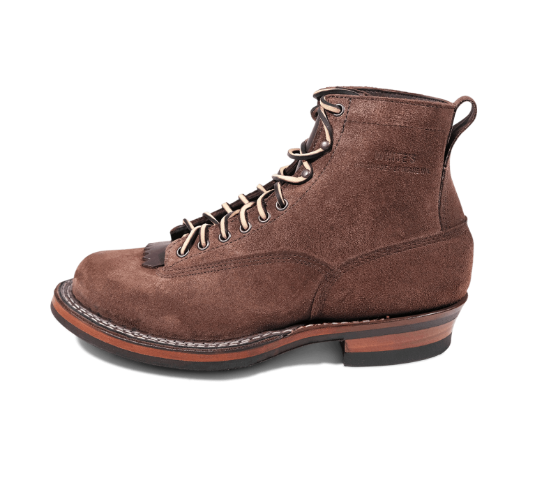 White's Boots | The Original 350 Cutter-Brown Roughout - Click Image to Close