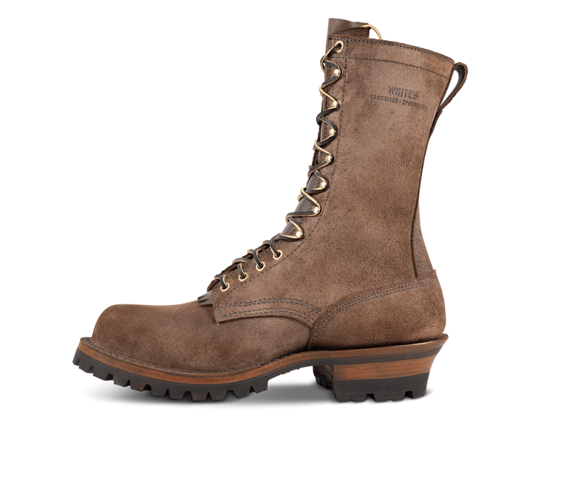 White's Boots | C409 Smokejumper-Brown Roughout - Click Image to Close