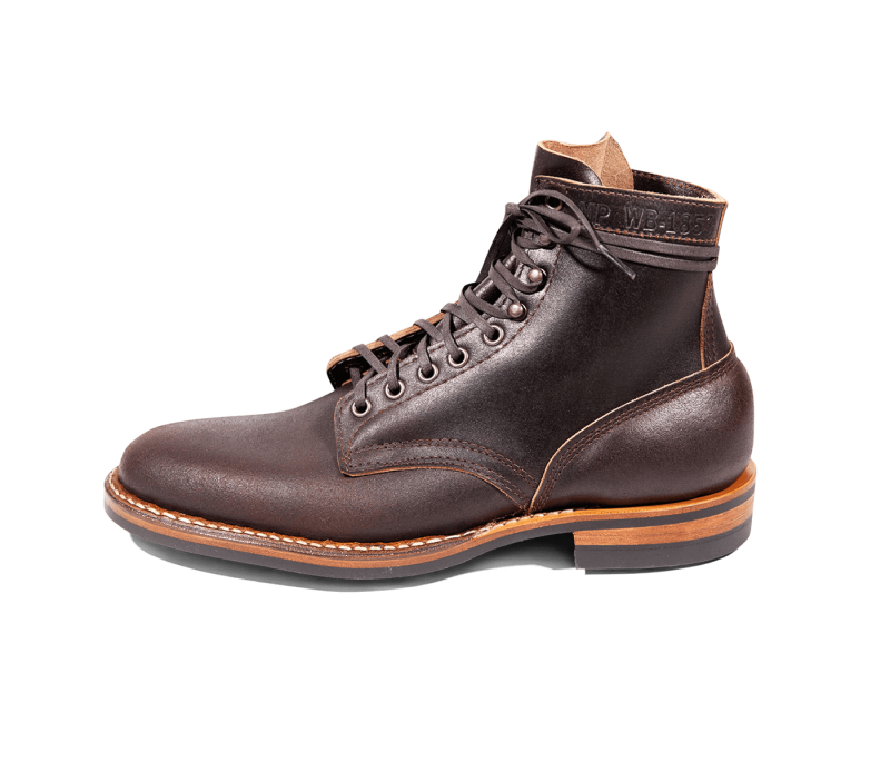 White's Boots | MP-Sherman Plain Toe (Dainite Sole)-Dark Brown W