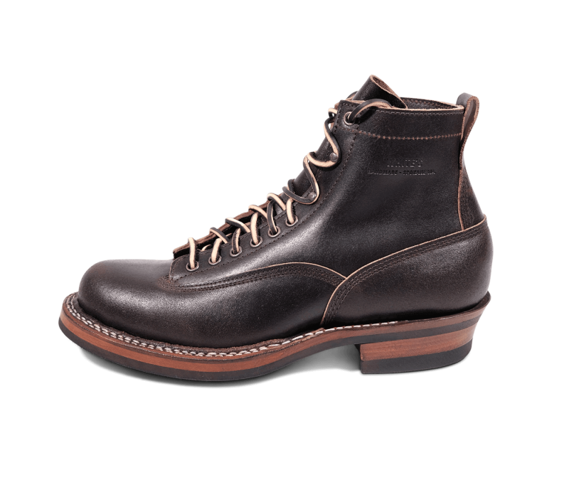White's Boots | The Original 350 Cutter-Dark Brown Waxed Flesh