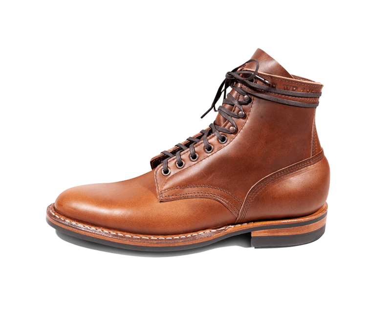 White's Boots | MP-Sherman Plain Toe (Dainite Sole)-British Tan - Click Image to Close