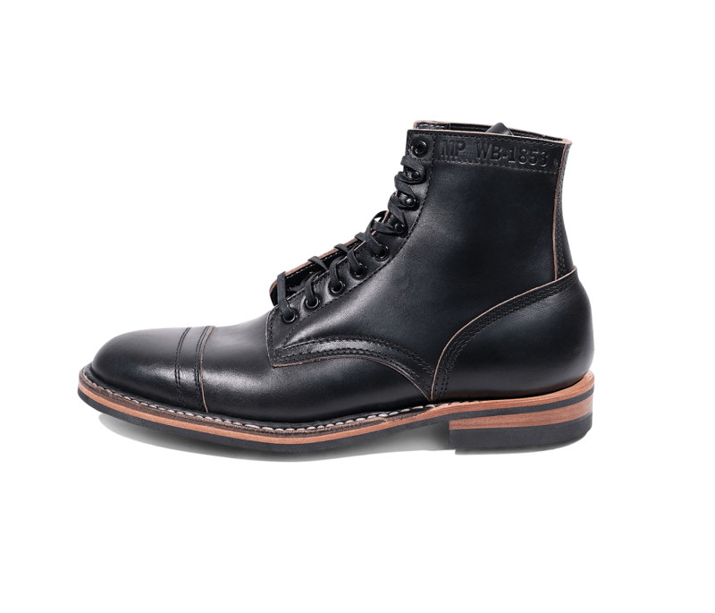 White's Boots | MP-Sherman Toe Cap (Dainite Sole)-Black Chromexc