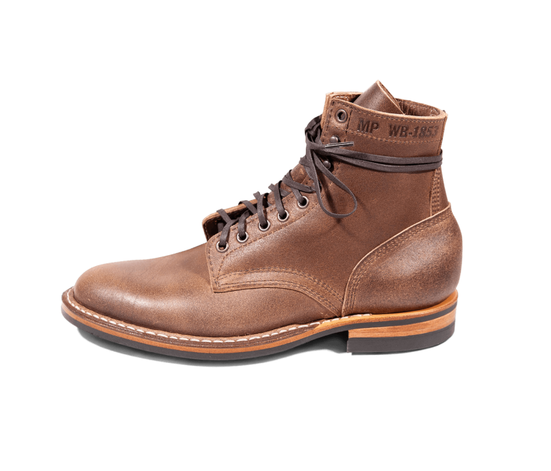 White's Boots | MP-Sherman Plain Toe (Dainite Sole)-Natural Waxe