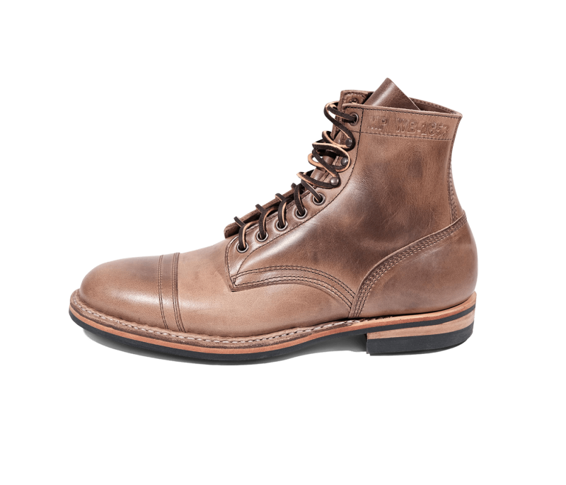 White's Boots | MP-Sherman Toe Cap (Dainite Sole)-Natural Chrome