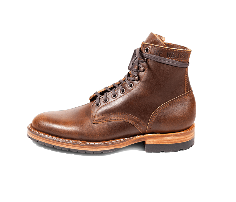 White's Boots | MP-Sherman Plain Toe (Half Lug)-Cinnamon Waxed F