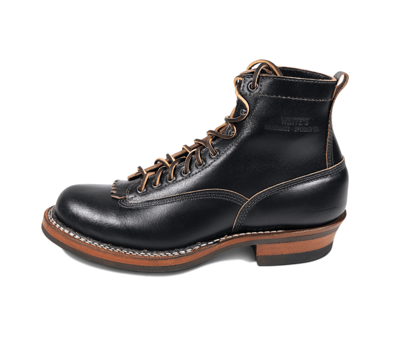 White's Boots | The Original 350 Cutter-Black Waxed Flesh