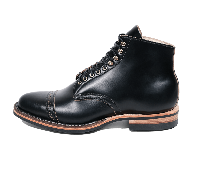 White's Boots | Stevens Dress Cap-Black Chromexcel