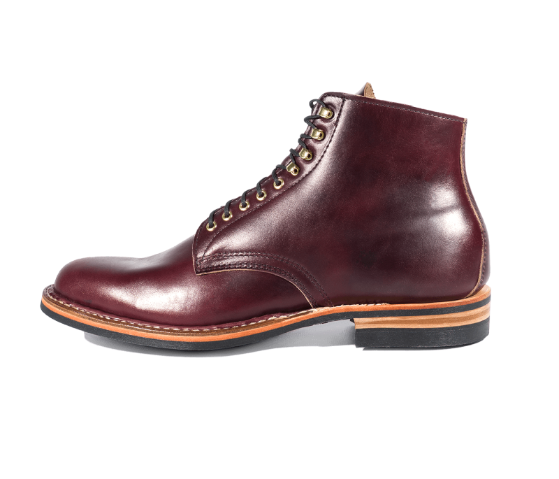 White's Boots | Stevens (Plain Toe)-Burgundy Chromexcel