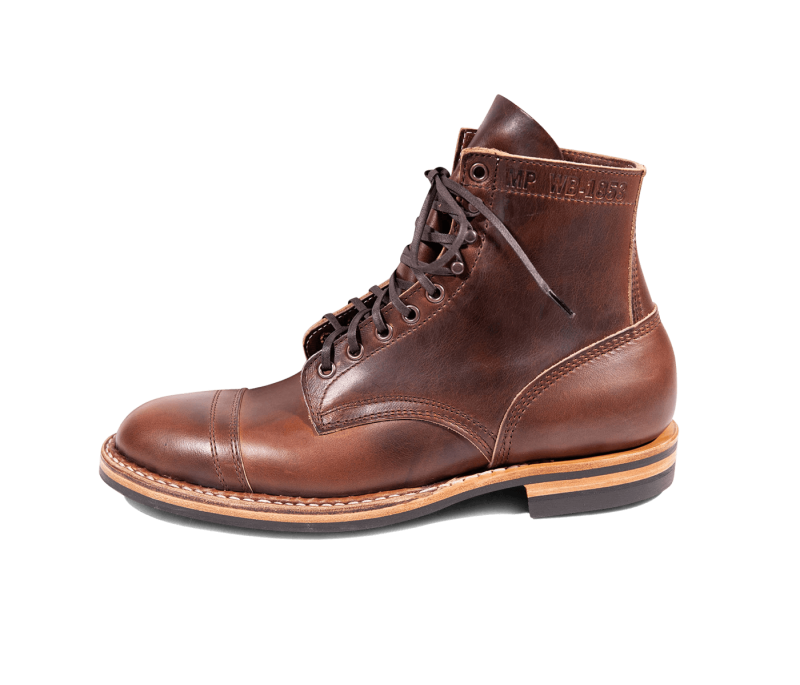 White's Boots | MP-Sherman Toe Cap (Dainite Sole)-Brown Chromexc