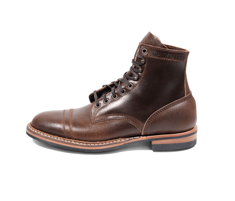 White's Boots | MP-Sherman Toe Cap (Dainite Sole)-Cinnamon Waxed